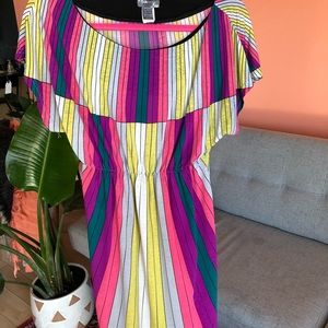 Psychedelic summer dress - M